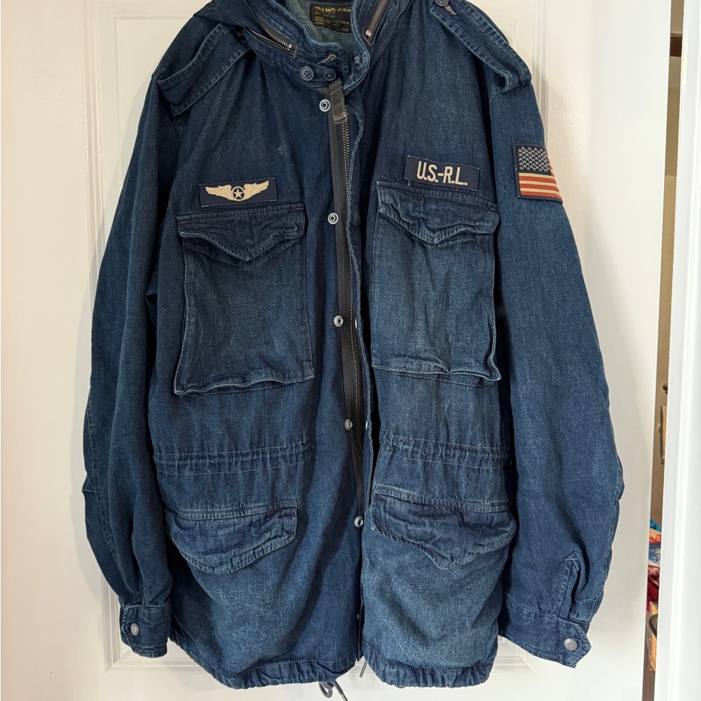 Polo Ralph Lauren Dark Blue Military Field Jacket